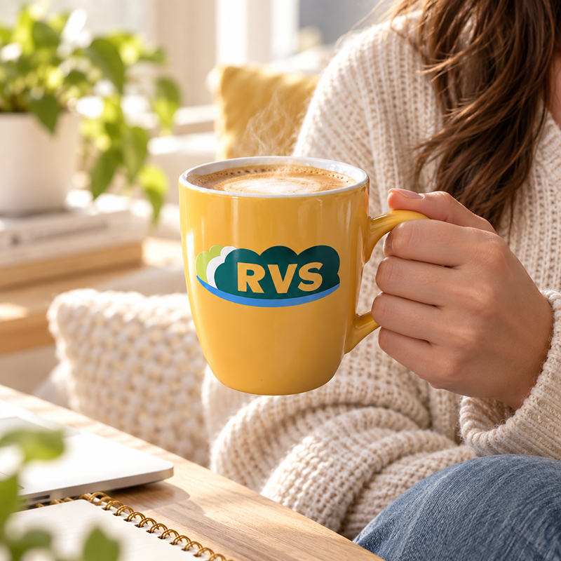 RVS Tasse Gelb