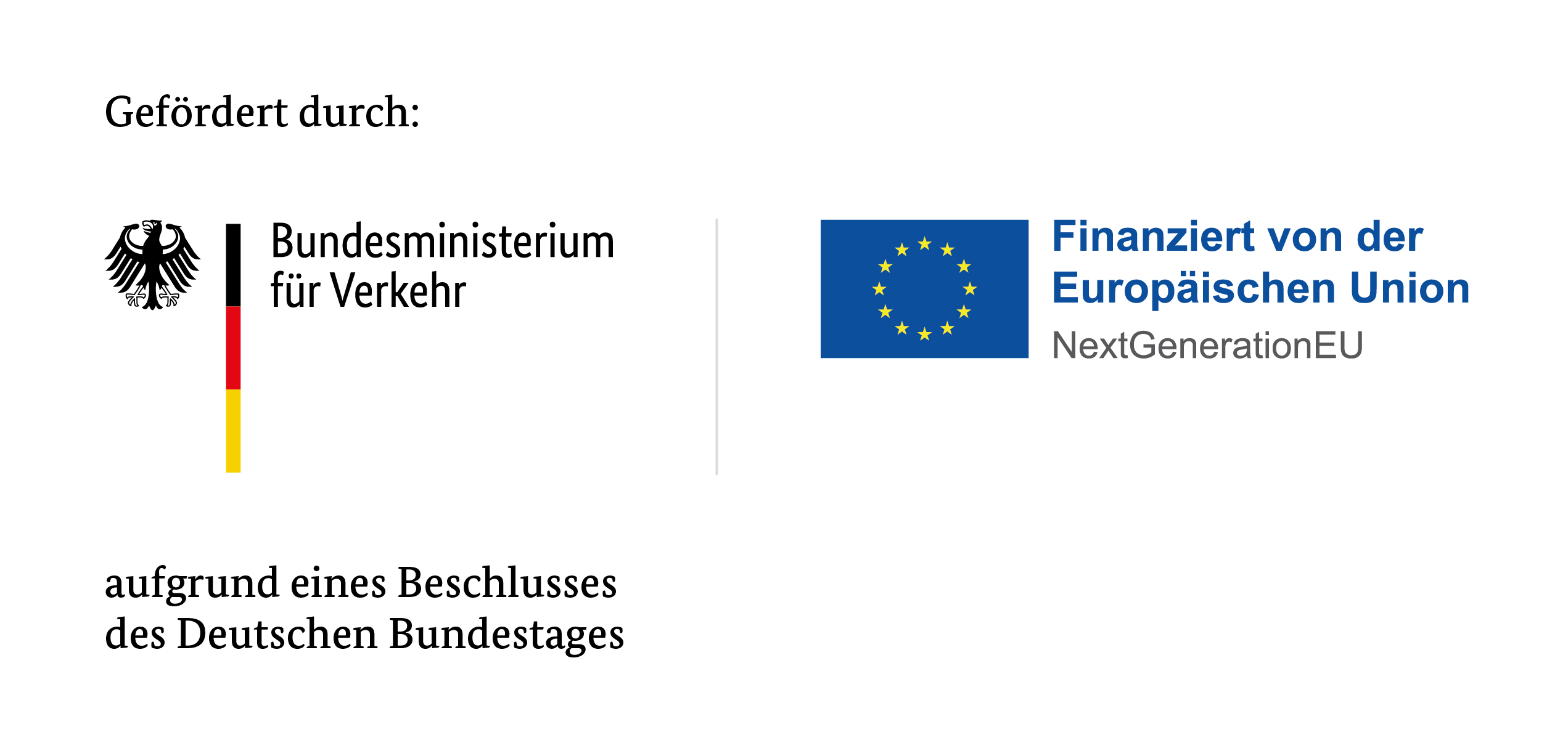 Logo BMV Finanziert von EU